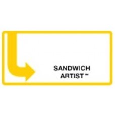 Sandwich Artist Name Badge - 4 pack (Magnet)